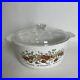 Corning Ware SPICE of LIFE B -4- B 4 QT. Round Casserole Bowl Dimpled Lid RARE