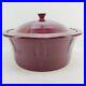 FIESTA large COVERED CASSEROLE WithLID claret wine NEW 90 oz