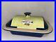 New Le Creuset Covered Rectangular Baking Casserole Dish With Lid Blue