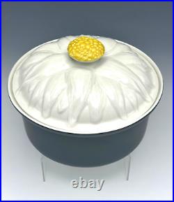 Rare Hall China Prototype Sunflower Casserole from the Hall Closet Collection
