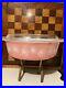 USA Vintage Pyrex Pink Daisy 045 2-1/2 Qt Oval Casserole Dish Lid 945 C5 Maisel