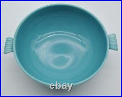 VINTAGE TURQUOISE FIESTA COVERED CASSEROLE and LID FIESTAWARE 1.5 Quart