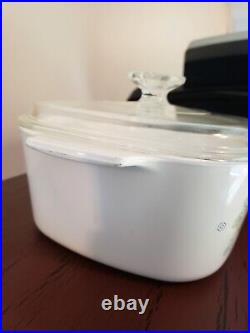 VTG CorningWare Pyroflam FLORAL BOUQUET Casserole Dish 3 Qt A-3-B WithLid A-9-C