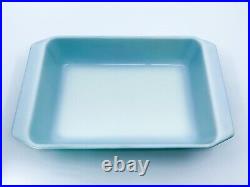 Vintage 1960 Pyrex Promo Green Wheat Space Saver Casserole 575 Dish with Lid 2 Qt