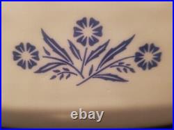 Vintage Blue Cornflower Corningware 1 1/2 Quarts Casserole Dish With Lid