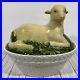 Vintage Mottahedeh Design Ceramic Tureen Serving Bowl Lamb Cover Portugal Easter
